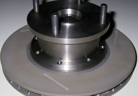 Titanium Drive Flanges, With Integral Brake Disc Bell